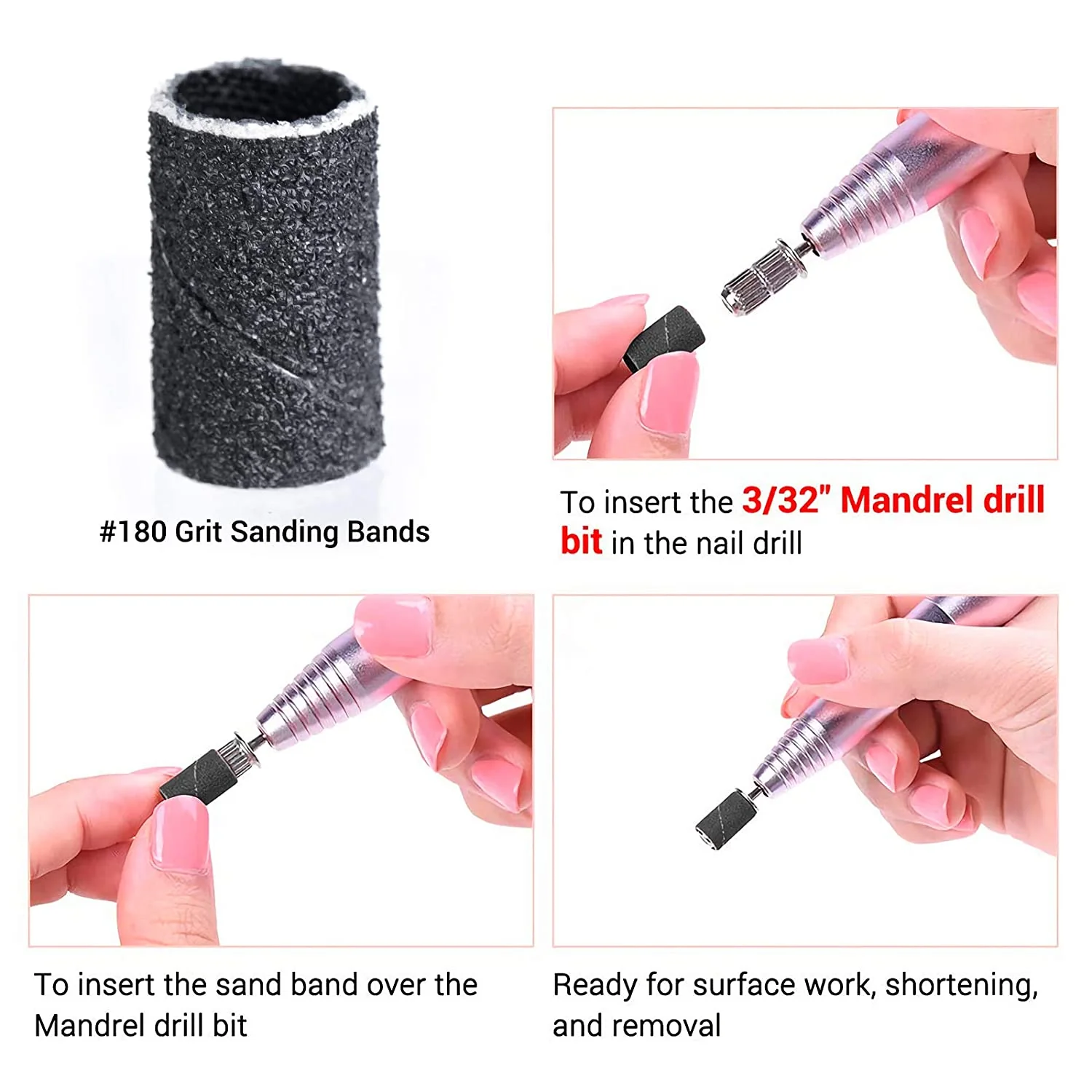 Colorful 300pcs Professional Sanding Bands - Image 7